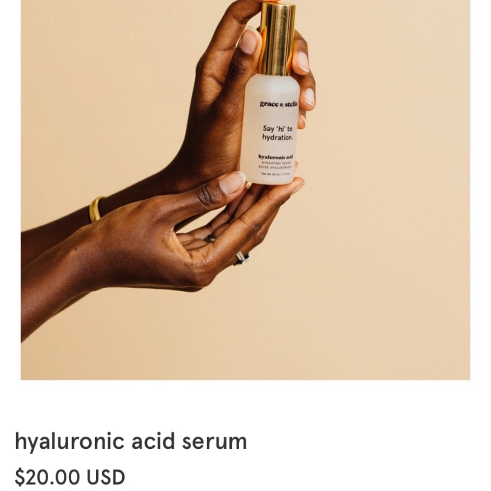 Grace & Stella hyaluronic acid serum